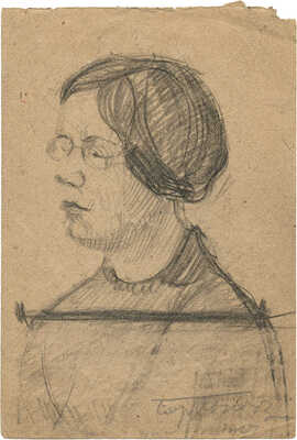 Попов Борис Никанорович. Женский портрет 